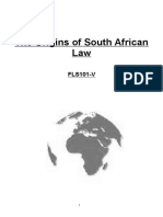 Origins of South African Law