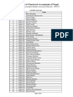 Ncasa Voter List Cap III