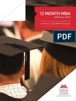 AIB - 12 Month MBA - Brochure