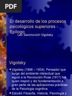 El Desarrollo de Los Procesos Psicológicos Superiores