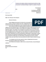 DELF B2 Lettre Formelle - Formation D'une Crèche Version Courte