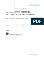 6-2canal Design Viscous Flow