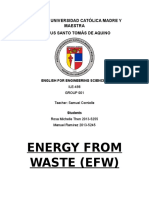 Waste To Energy Project