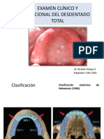 Clasificaciones de Rebordes. Protesis Total.