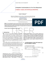 Researchpaper Comments On Passive and Impulsive Synchronization of A New Four Dimensional Chaotic