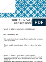 Simple Linear Regression