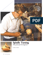 Spindle Turning: Fine Points For The Beginner