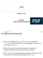 Huffman Codes