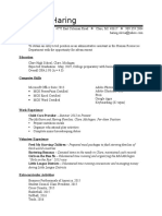 Resume and Reference Page 2015