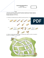 Evaluación Patrones Primero Básico