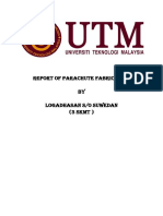 Report of Parachute Fabrication by Logadhasan S/o Suwedan (3 SKMT)