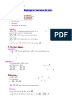 Reperage Et Vecteurs Du Plan