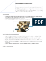 Spondylolysis and Spondylolisthesis Handout