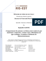 Comportement de Poteaux en Béton Armé Renforcés Par Matériaux Composites, Soumis À Des Sollicitations de Type Sismique, Et Analyse D'éléments de Dimensionnement.