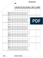 Sample Internal Time Sheet