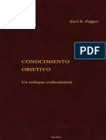 Popper Karl - Conocimiento Objetivo - Un Enfoque Evolucionista-Proc