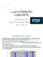 High Strength Concrete