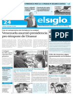 Edición Impresa El Siglo 24-04-2016