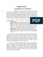 Teoria Gral de Los Contratos - Derecho Civil