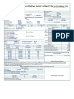 Electricity Bill Receipt