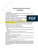 Caracterización Climática de Una Cuenca Hidrográfica