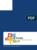 United Way Toronto Outcome Measurement Toolkit 