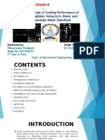 Seminaar PPT On Nano Particle As Automobile Coolant