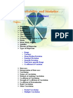 Probability (Course Outlines)