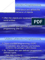 Object Oriented Programming