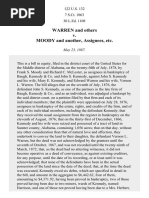 Warren and Others v. Moody and Another, Assignees, Etc, 122 U.S. 132 (1887)