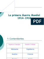 PowerPoint Sobre La Primera Guerra Mundial