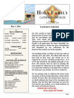 Church Bulletin 5-1-2016