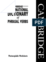 Cambridge International Dictionary of Phrasal Verbs - Pvwksheets