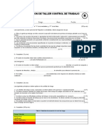 Evaluacion de Taller Control de Trabajo - B