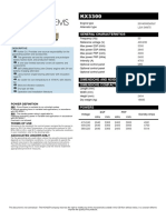 KX3300 DataSheet