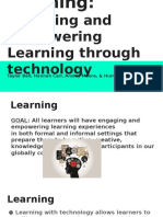 Learning Engaging and Empowering Learning Through Technology