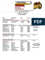 OTTER" Activities: 05/10/10 - 05/15/10 Event Schedule