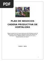 Plan de Negocios Hortalizas Apads