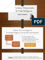 Las Formas Elementales de La Vida Religiosa