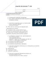 CLASE 9 - 7° BASICO - UNIDAD 1 - PRUEBA DE CONTENIDOS (EVALUACION #1) Forma A