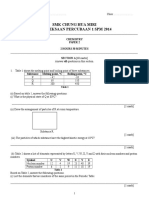 Trial 1 Chemistry, Paper 2 (Soalan)