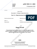 Eurocode 3 Part1.5 (ENG) - prEN 1993-1-5 (2003 Set) PDF