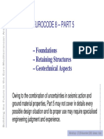 Eurocode 8 Part 5 - Foundations, Retaining Structures and Geotechnical Aspects PDF