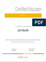 Gce 2 Certificate