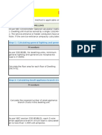 Dwelling Units - NEC Optional Method Calculation