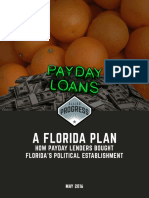 A Florida Plan: How Payday Lenders Bought Florida's Political Establishment