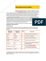 Sistema Internacional de Medidas