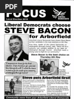 Liberal Democrats Choose Steve Bacon For Arborfield