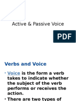 Active Passive Voice