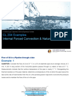 Tutorial Slides (Only Questions) - Internal Forced Convection & Natural Convection